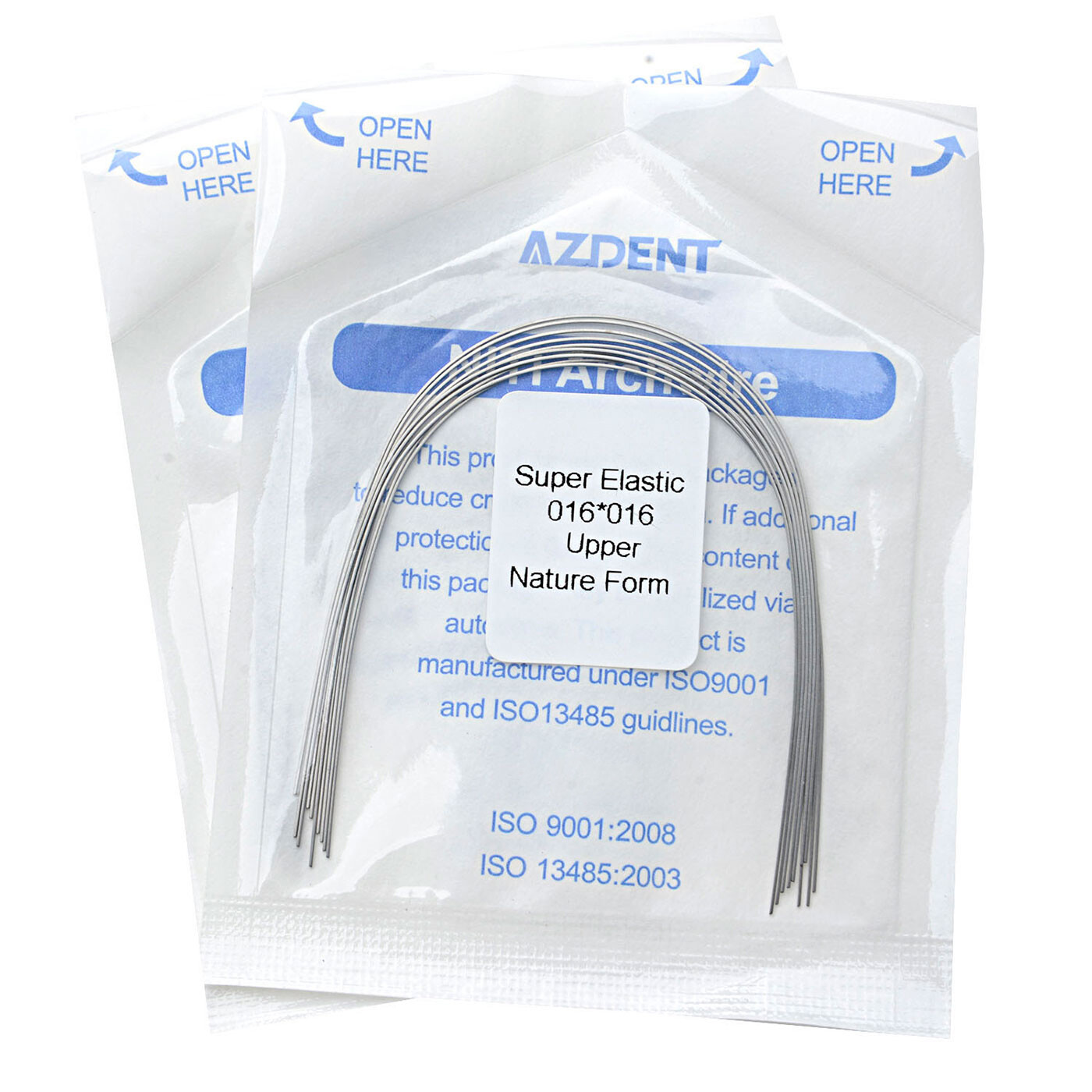 AZDENTDental Orthodontic Arch Wires Super Elastic Niti Rectangular Nature Form