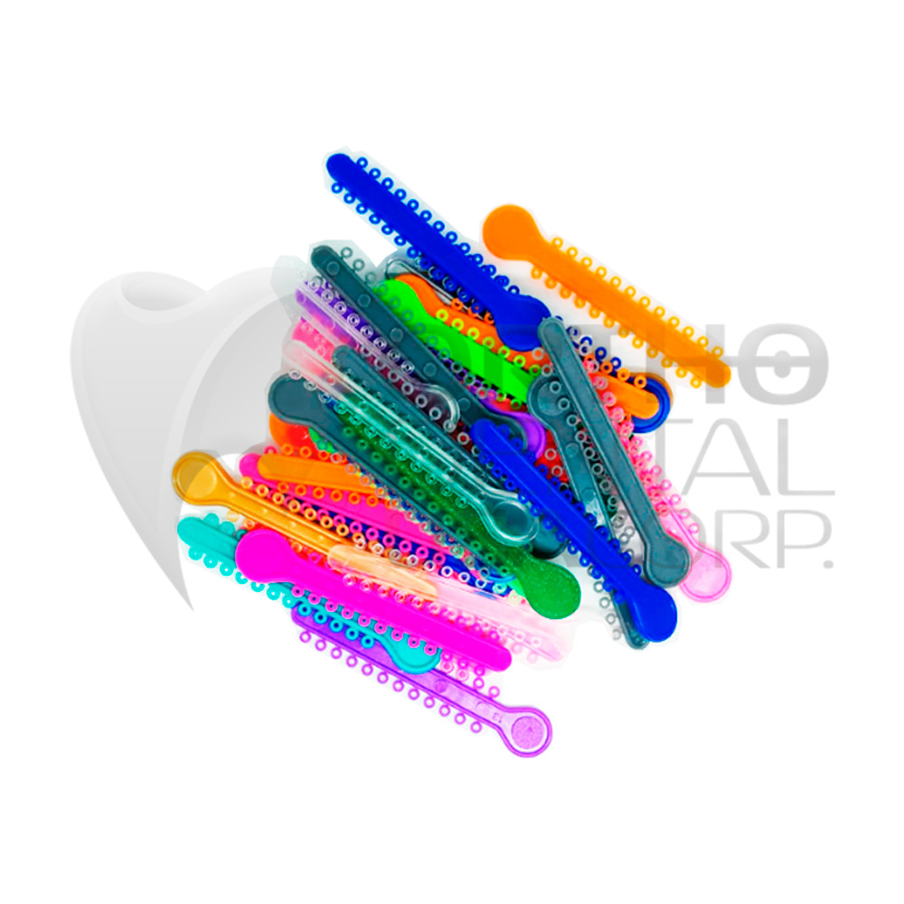 ELASTOMERIC LIGATURE TIES (1008 PCS) Low Friction Technology Made in USA