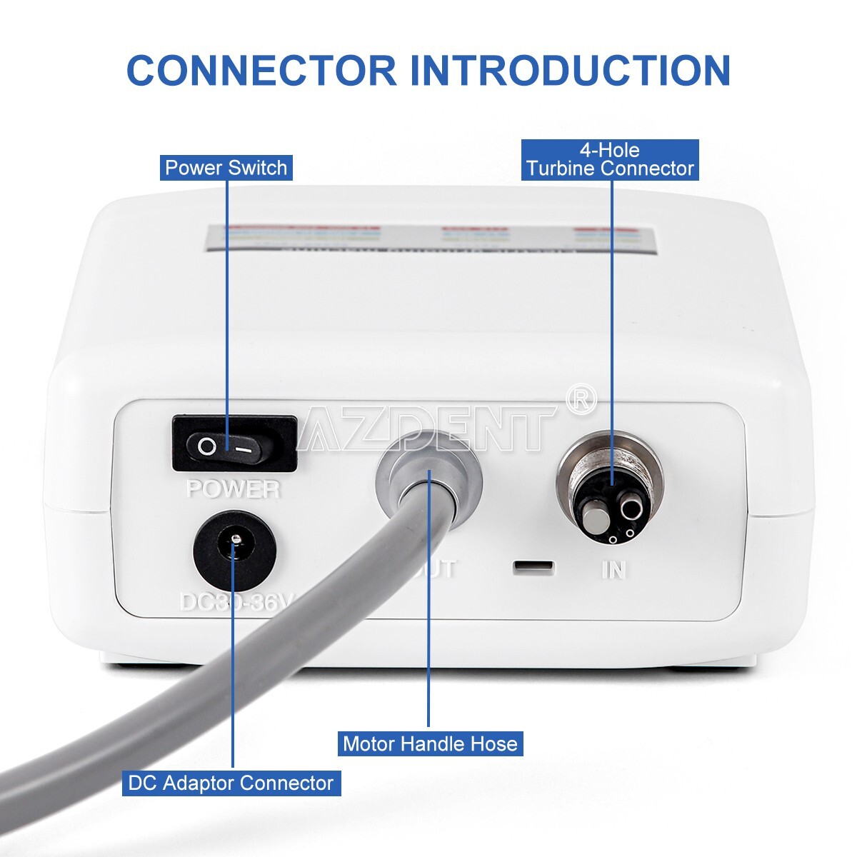 Dental Electronic LED Brushless Electric micro motor QI901