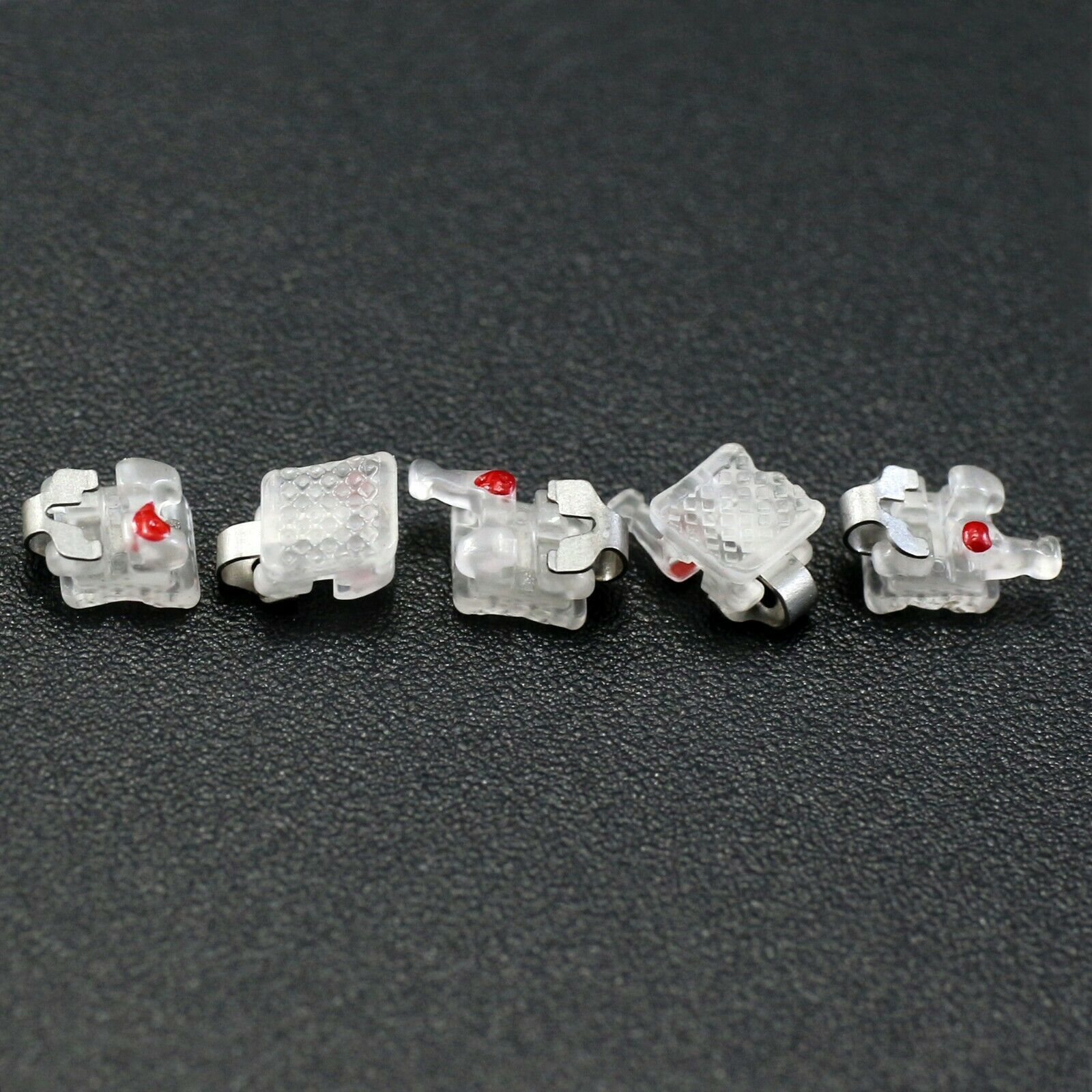 Orthodontic Self Ligating Brackets Metal Ceramic Roth MBT Damon Q Empower Clear