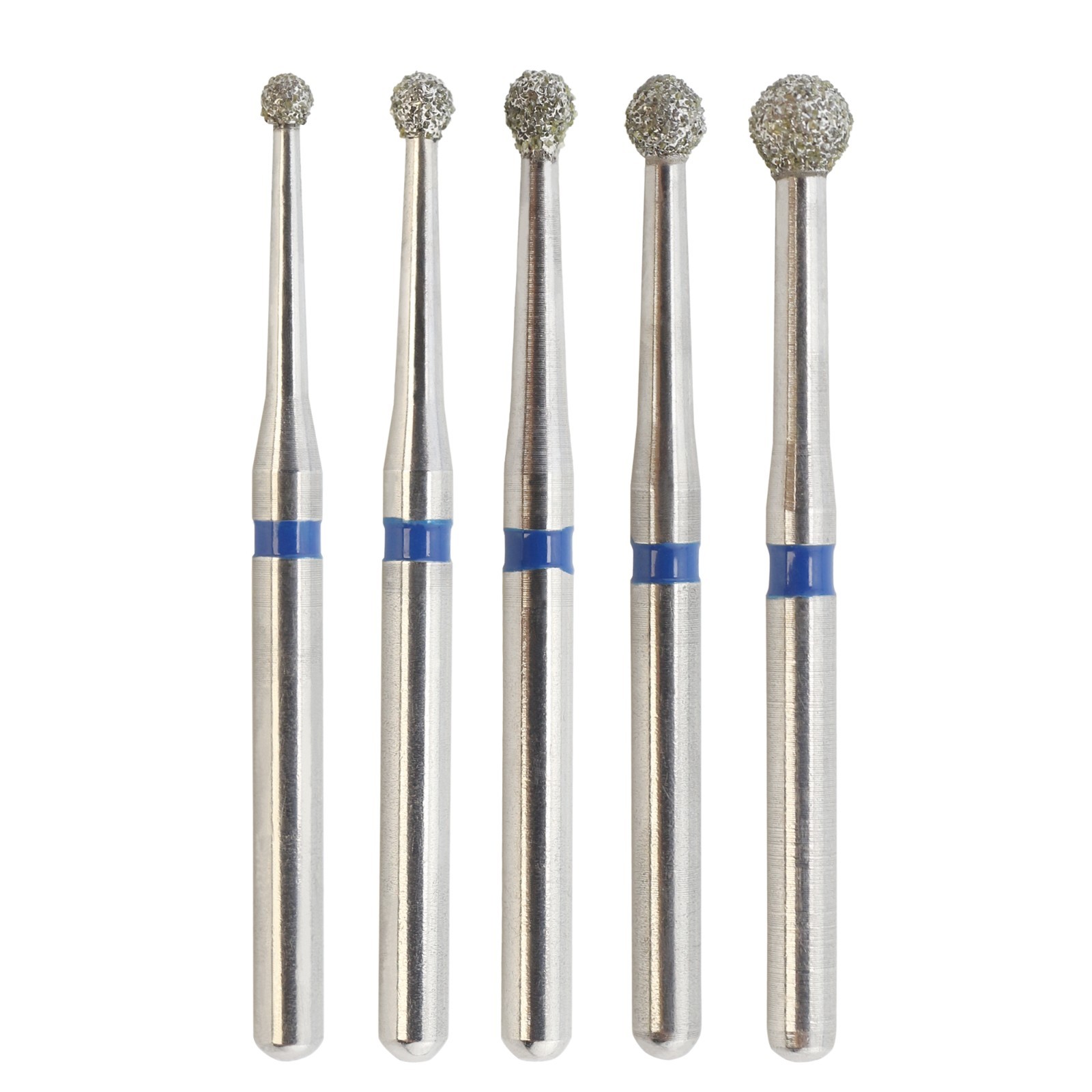 Multi-Use Dental Diamond Burs Round Ball Bur Friction Grip Surgical FG 801 801L