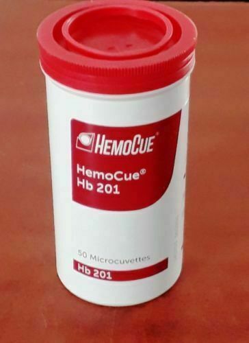 4 X HemoCue Hemoglobin Hb 201 Microcuvettes (50/Bottle) EXP 04/25