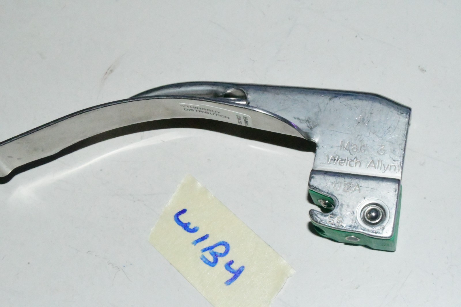 Welch Allyn 69063 Mac 3 Fiber optic Laryngoscope Blade Macintosh 3 w1b4
