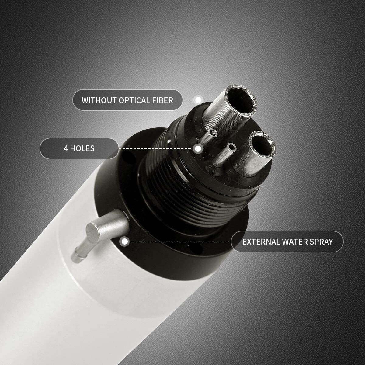 Dental Slow Low Speed Handpiece Contra Angle Straight Air Motor 2/4Holes E-type