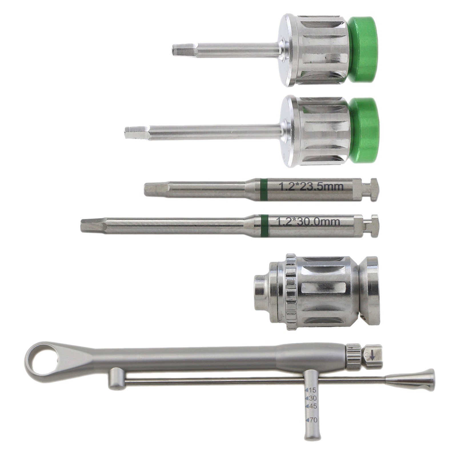 Dental Implant Hex Driver 1.2mm 0.048″ OSSTEM Megagen Hand Latch Torque Wrench