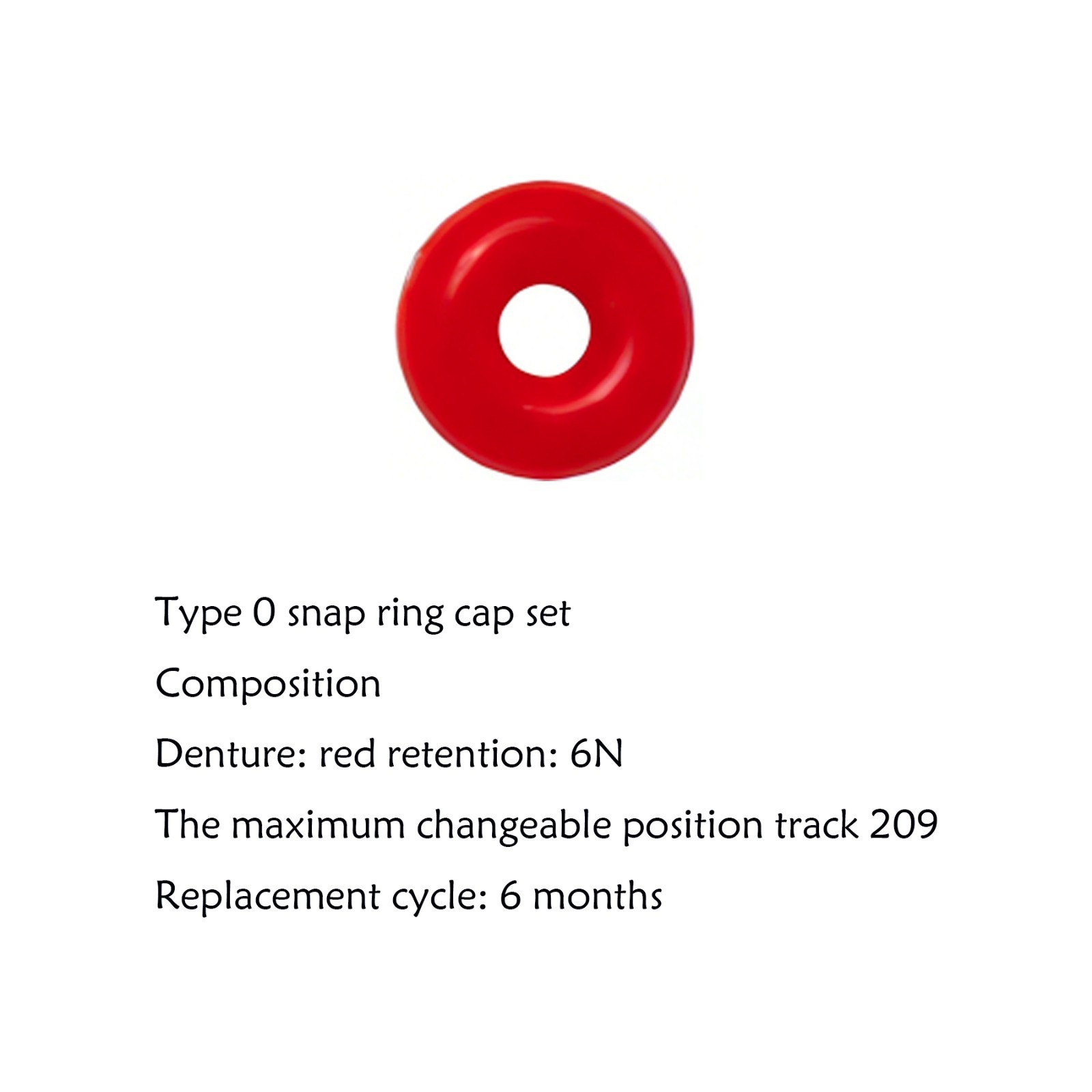 US Dental O-ring Retainer Caps Kit For Implant Osstem Ball Attachment Abutments