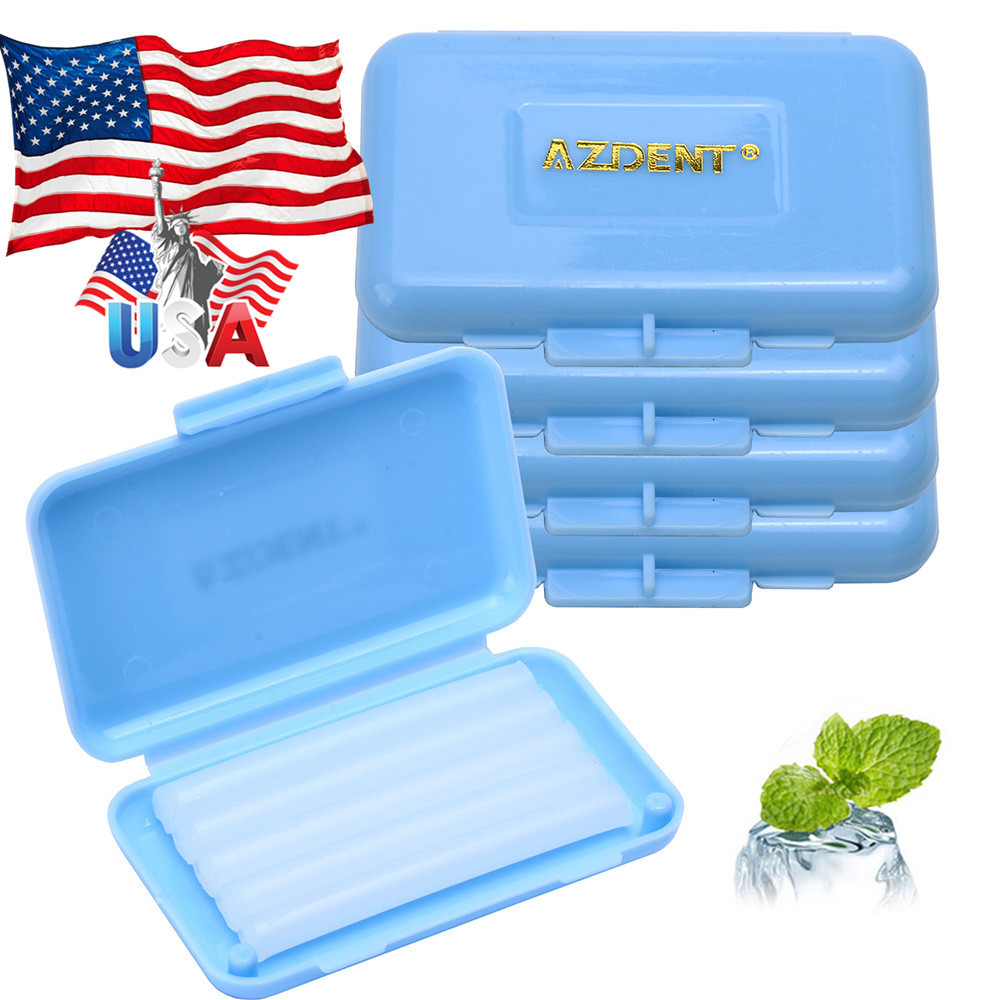 50 Packs Dental Orthodontic Wax Mint Scent For Bracket Gum Irritation AZDENT