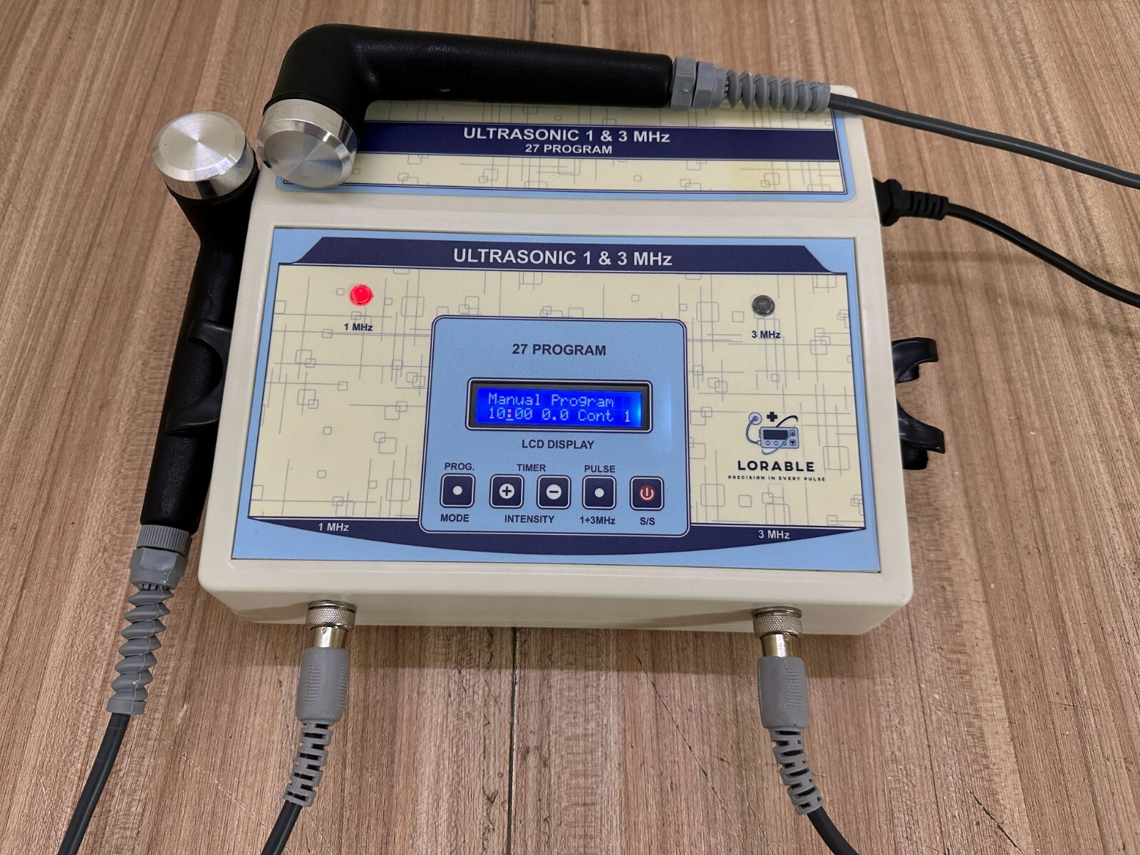 US Pro Ultrasound Therapy 1MHz & 3MHz Unit Home Use Physical Therapy Machine