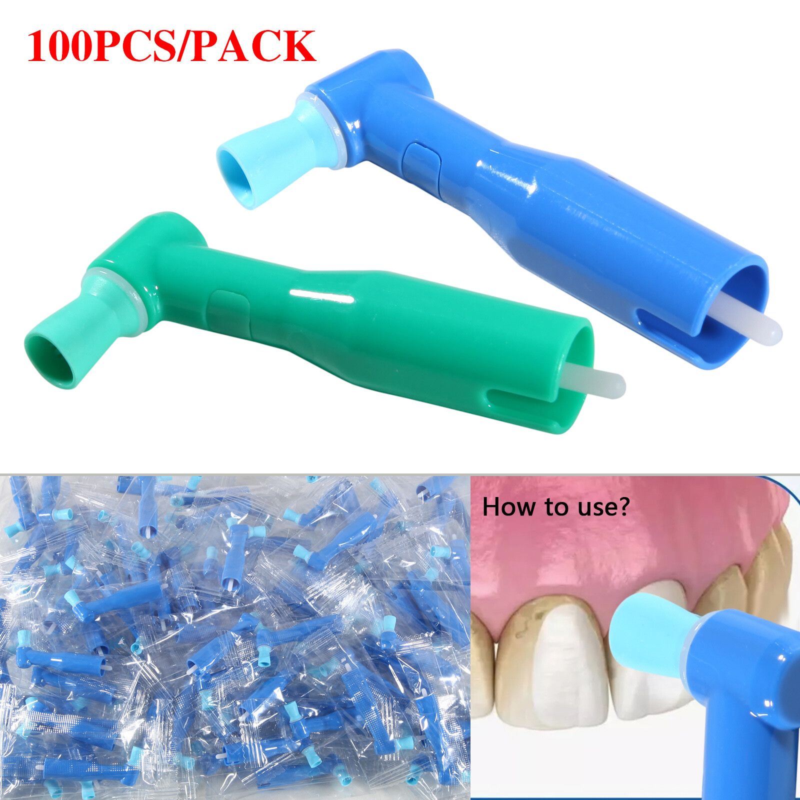Dental Disposable Prophy Angles Soft 105° -Latex Free 100-500 pcs