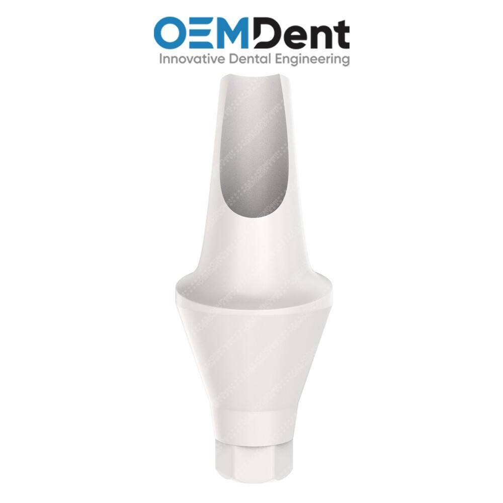 Peek Temporary Anatomic Angled Prosthetics 15° Compatible Direct Interactive® RP