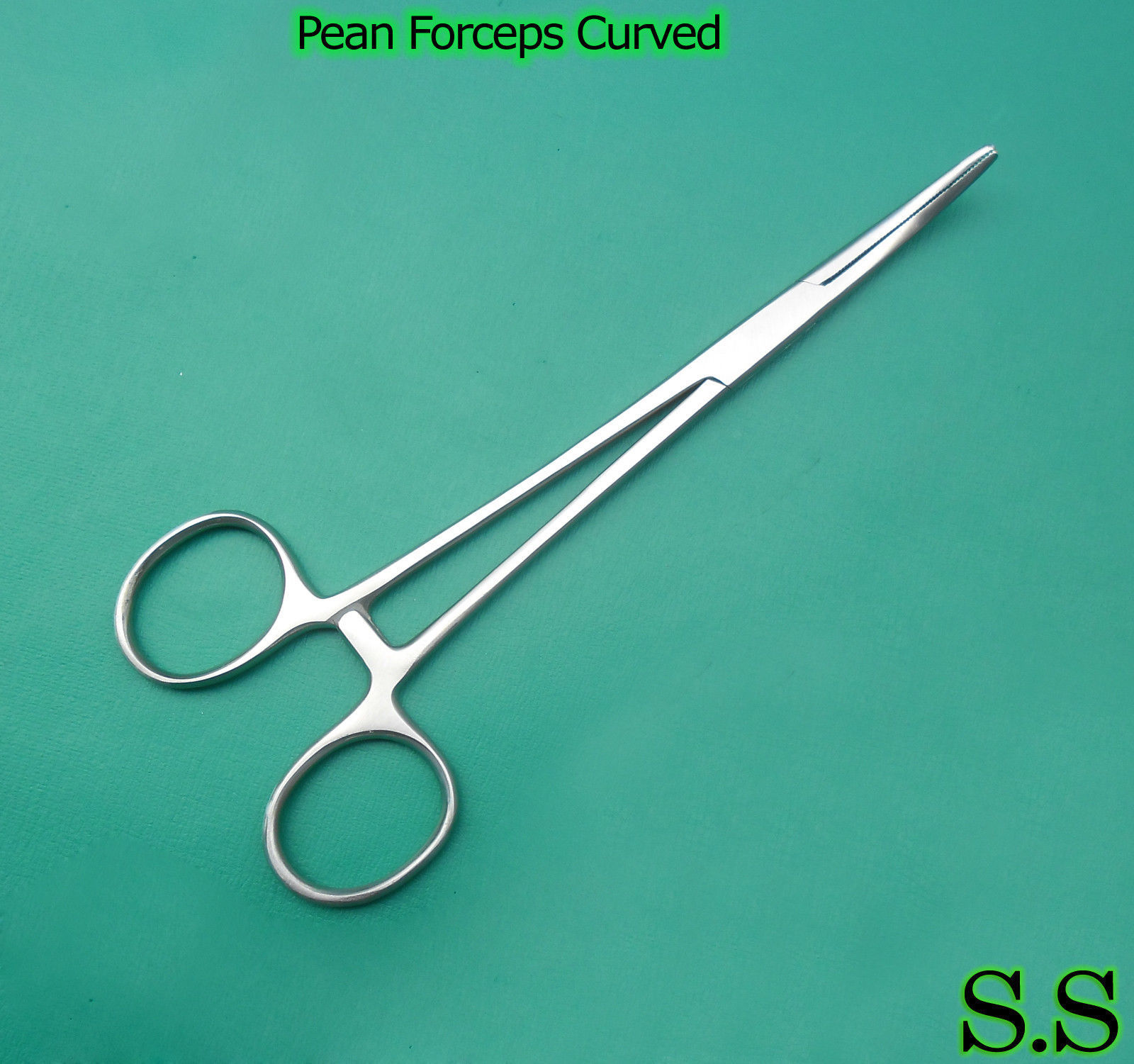 24 PCS ROCHESTER-PEAN FORCEPS CURVED 5.5″ STAINLESS STEEL