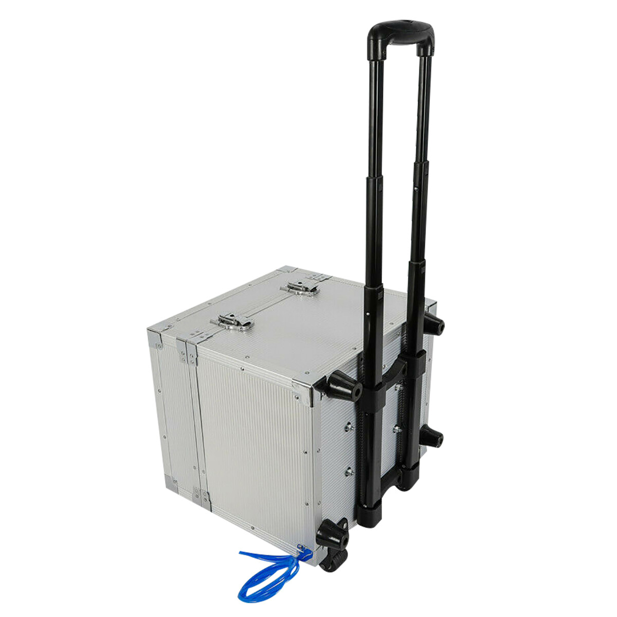 360W Mobile Dental Unit Rolling Box System Oilless Air Compressor W/Weak Suction