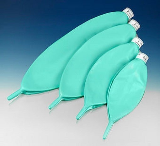 Anesthesia Breathing Bags – 1/2, 1, 2, 3 Liter *** QTY 1 of EACH SIZE ***