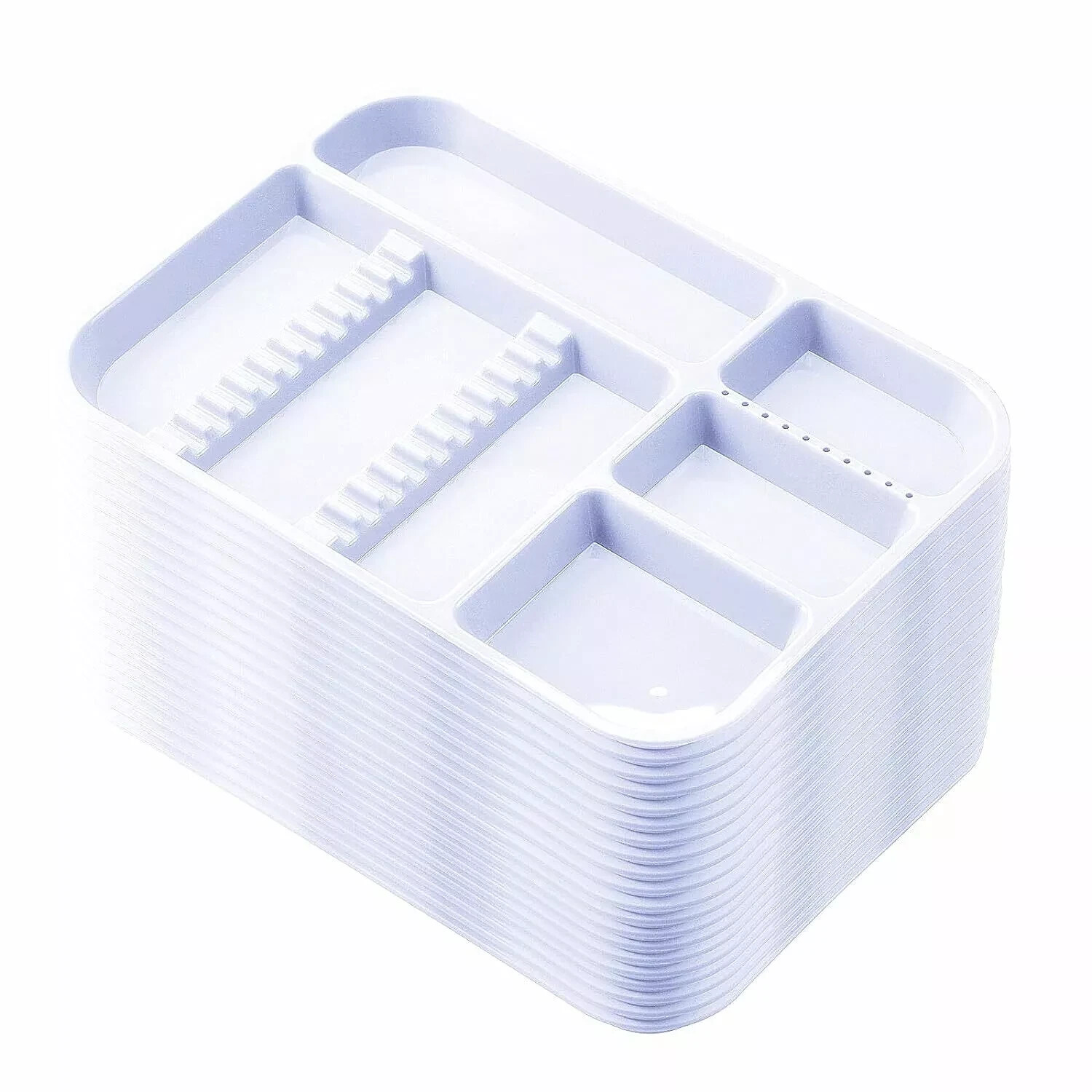 Dental Autoclavable Instrument 135°C Divided Plastic Set Up Trays Optional Type