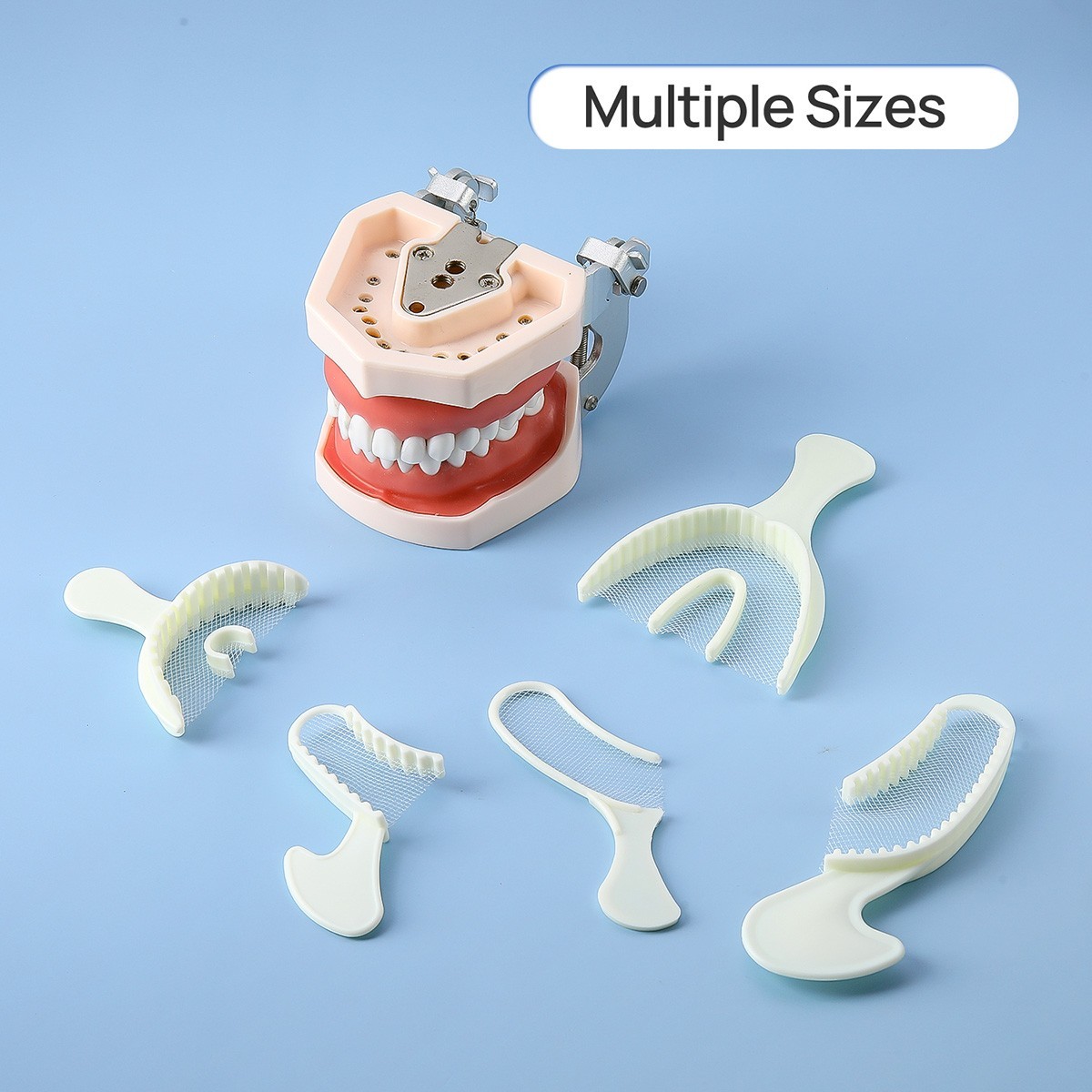 30Pcs/Bag Dental Disposable Triple Impression Bite Registration Trays F/A/P/Q/S