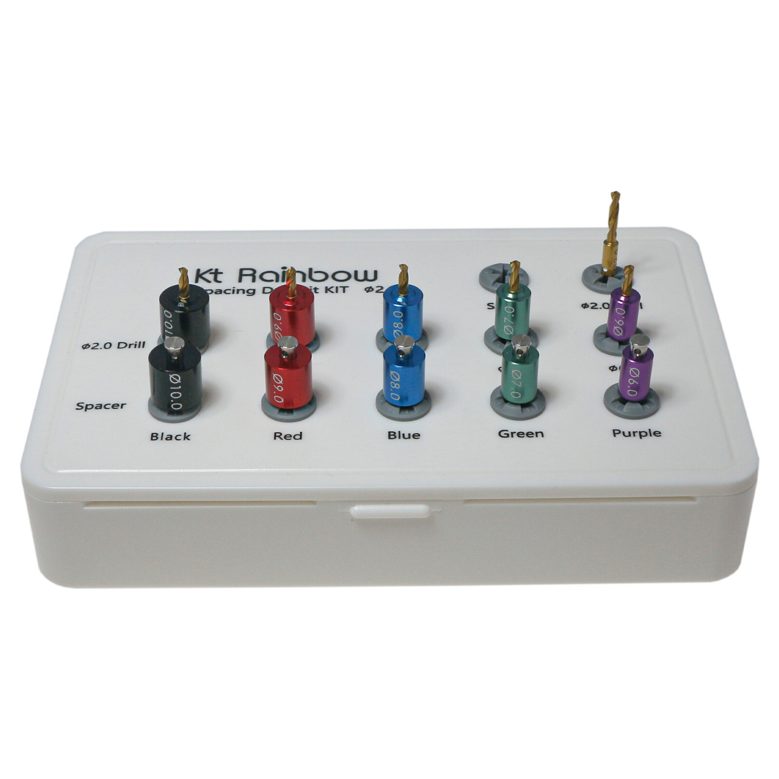 Dental Spacing Drill Bit Kit ∅6.0 – ∅10.0 Drill Spacer 2.0 Drill for Implant