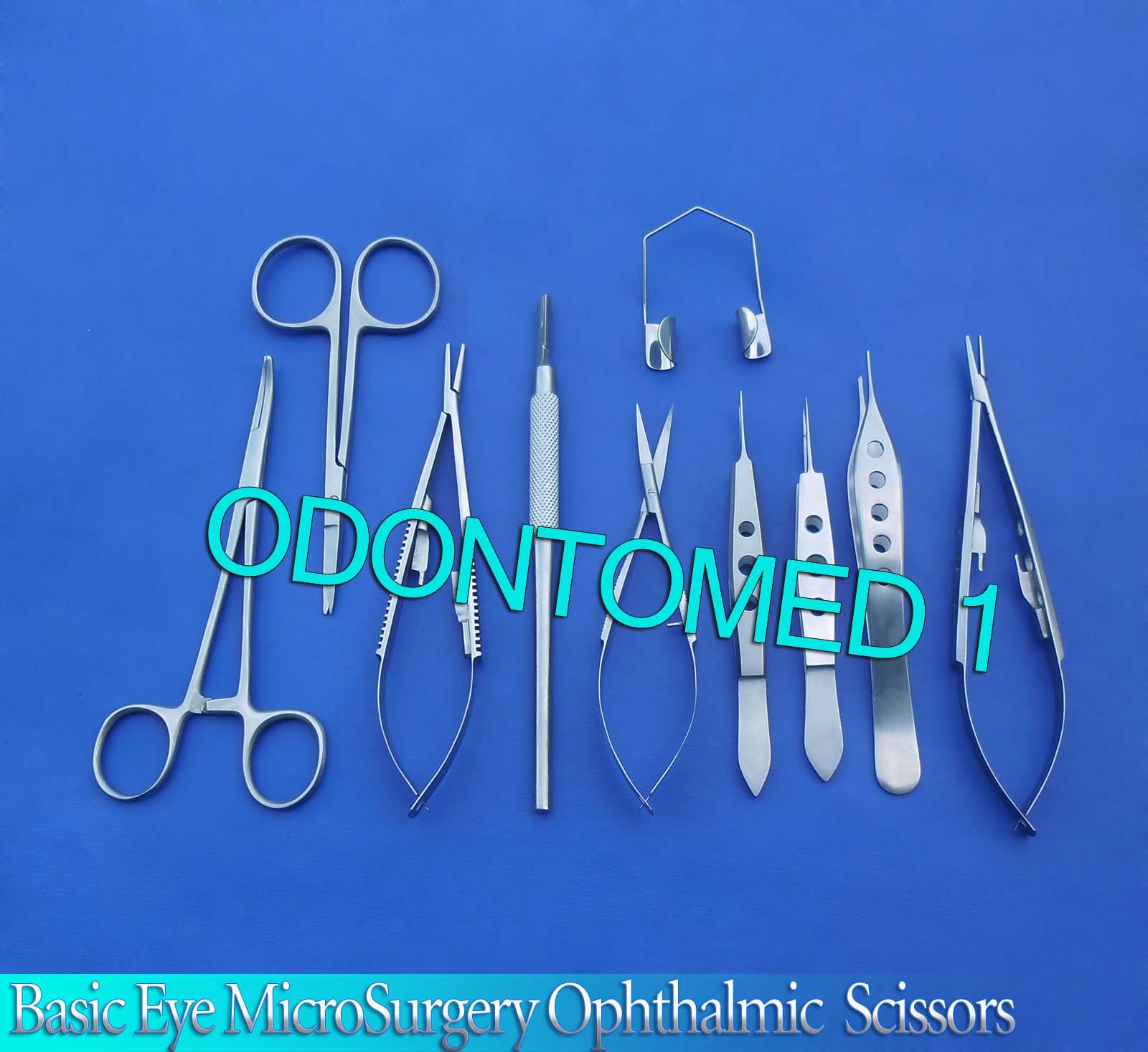 10 Pcs Basic Eye Micro Surgery Ophthalmic Scissors Surgical Instruments Ey-021