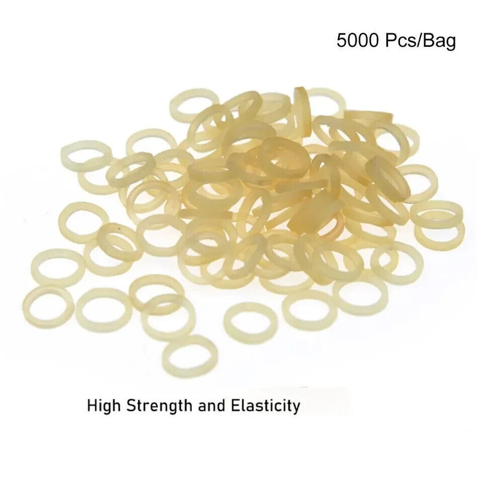 5000Pcs Dental Orthodontic Elastics Braces Rubber Bands 2.5/3.5/5.0/6.5 OZ