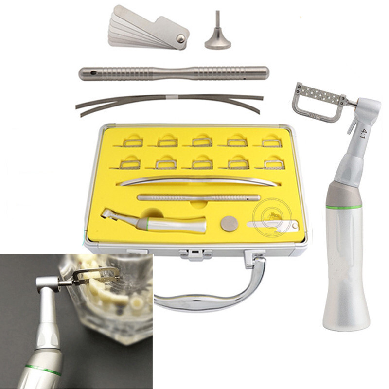 Pro Dental Reduction 4:1 Interproximal Stripping Contra Angle Handpiece IPR Kit