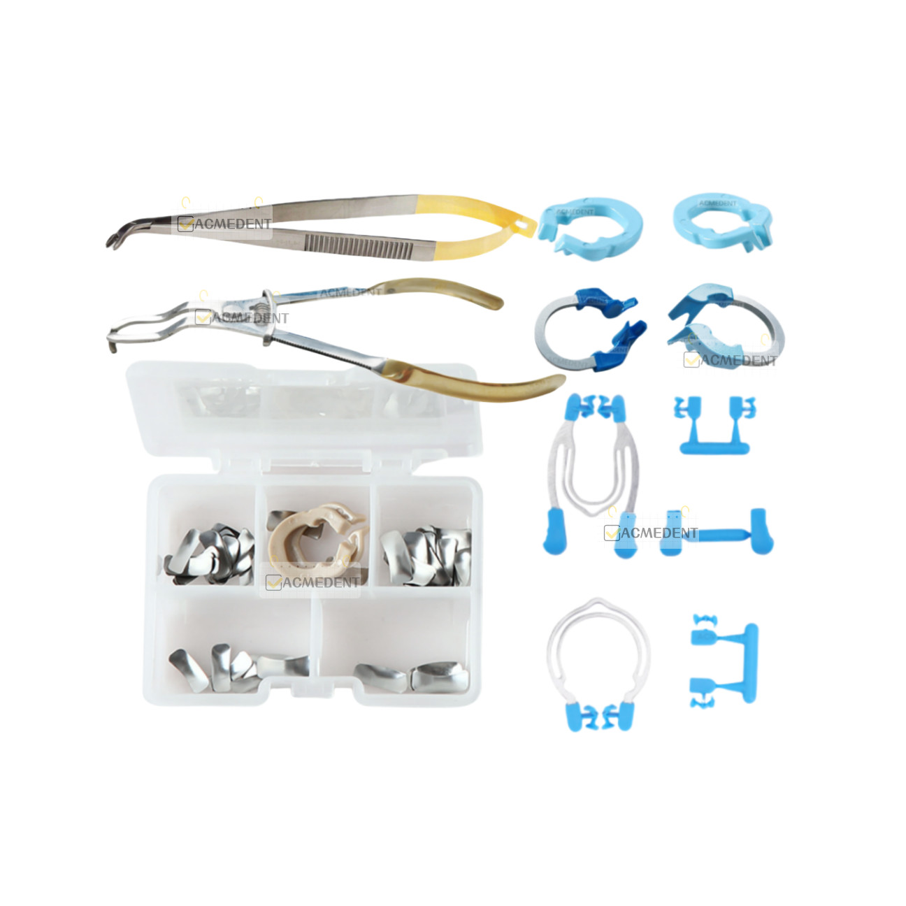 Dental Matrices Ring Insert Matrix Tweezer Plier Titanium Ring Clamp Fits TOR VM