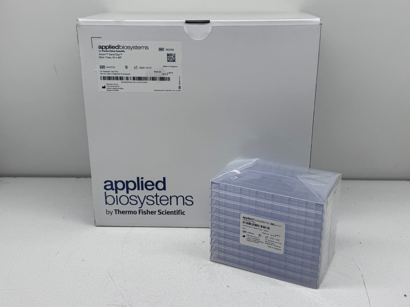 (50-Pack) Applied Biosystems 952356 / 501537 Axiom GeneTitan Stain Trays