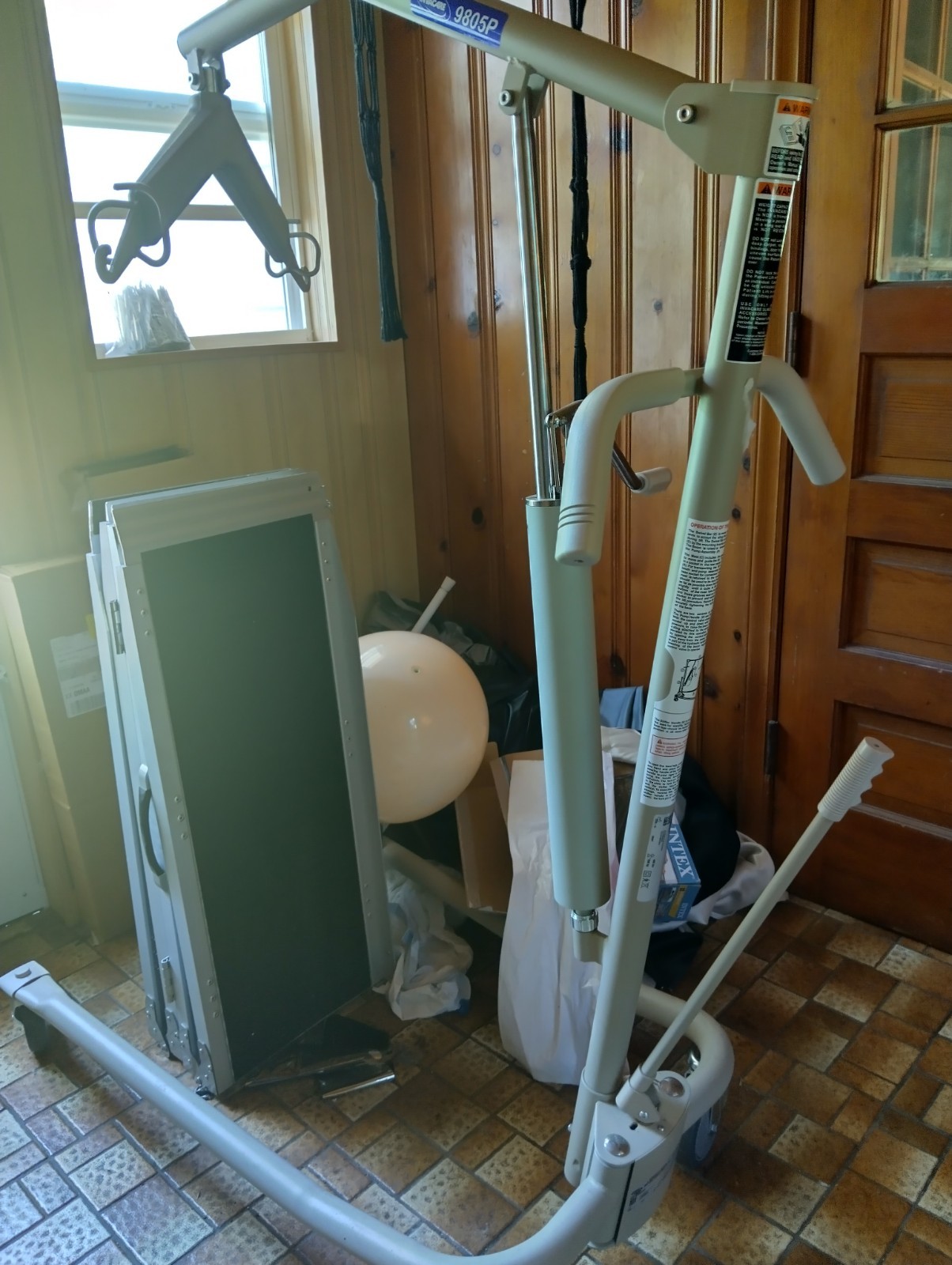 Invacare 9805P manual Patient Lift for Physical Medicine & Rehabilitation