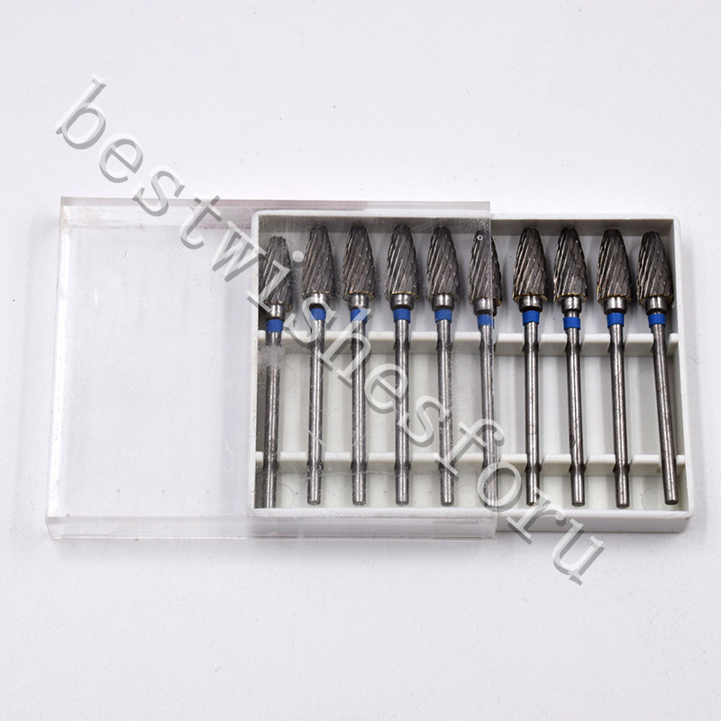 F6 2.35mm Tungsten Carbide Steel Dental Plaster Alloy Acrylic Burs Tooth Drill