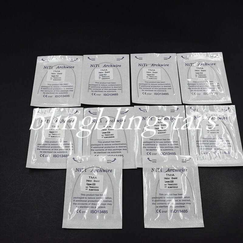 1 Pc/Pack Dental Orthodontic Round Arch Wire Titanium TMA Molybdenum Alloy U/L