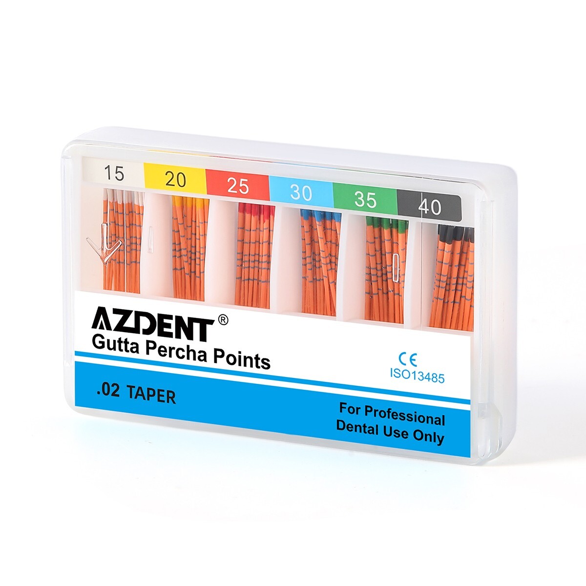 Dental Absorbent Paper Points/Gutta Percha Points with Scale Obturating Tips Bar