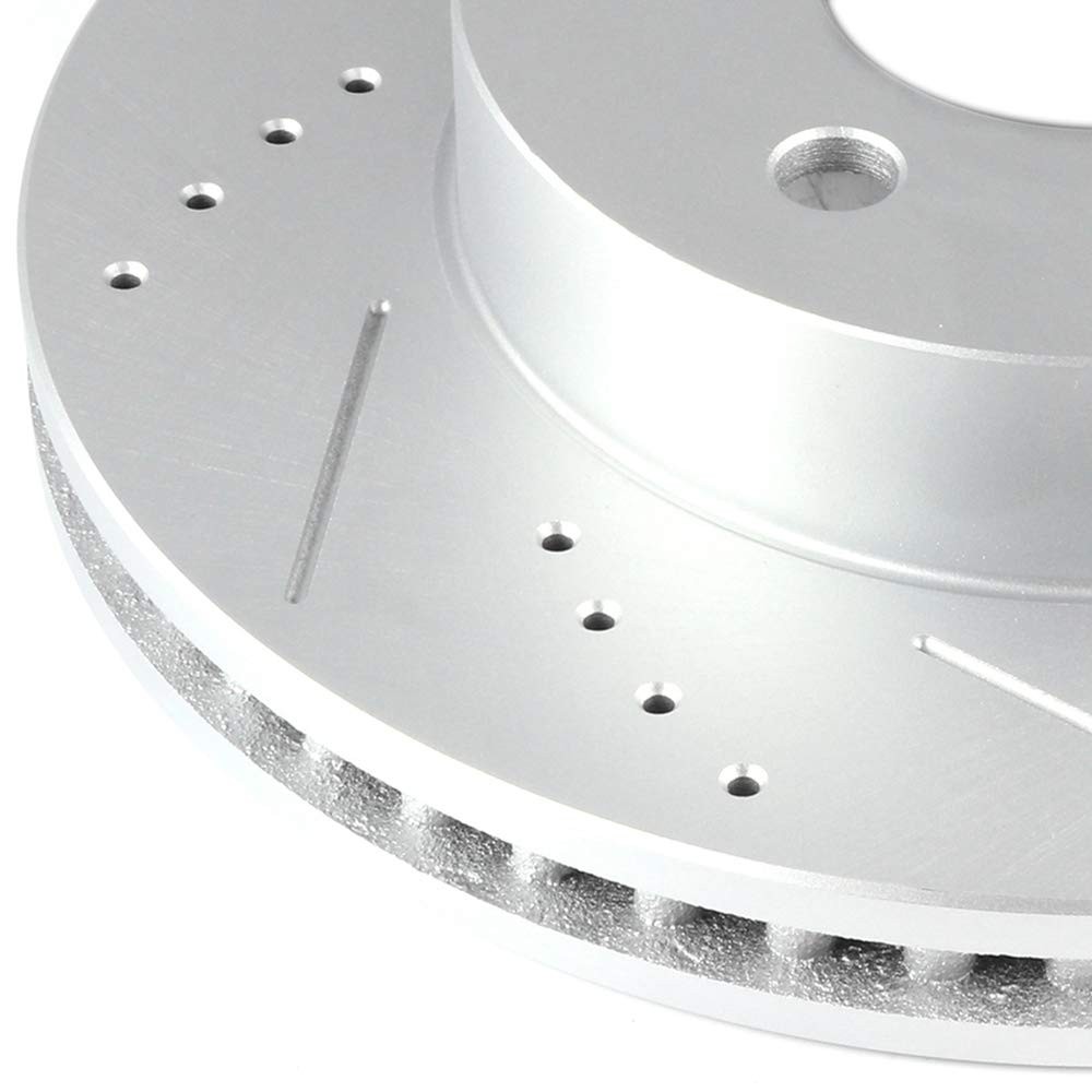 Front Drilled Slotted Brake Rotors Discs fit For 2002-2007 Jeep Liberty