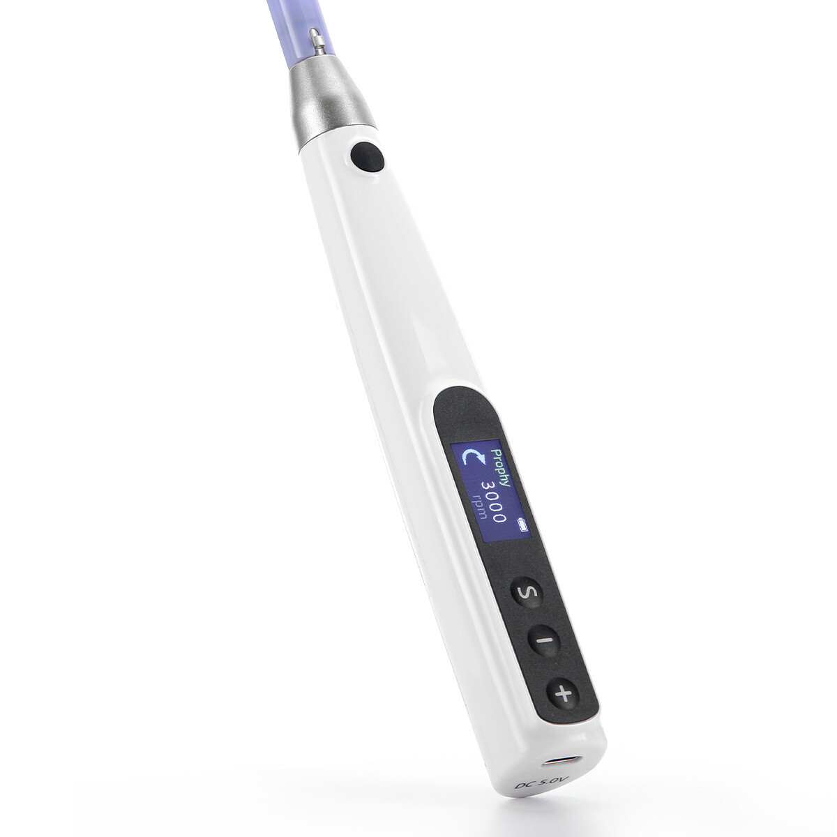 Dental Wireless Electric Hygiene Prophy Handpiece +2Pcs Universal Prophy Angles