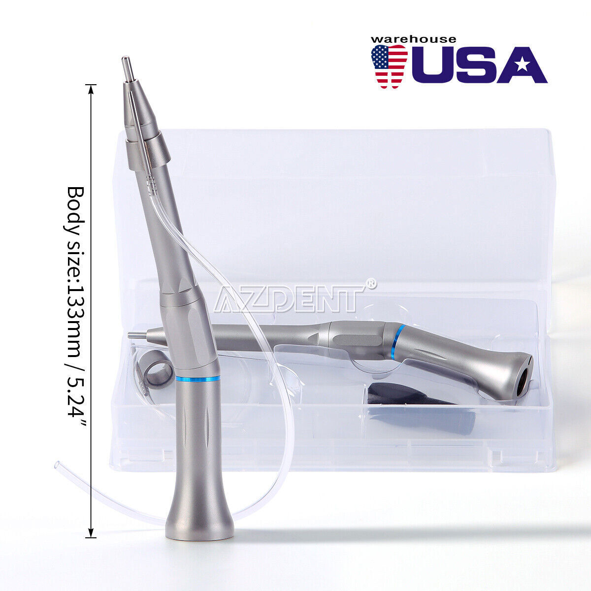 Dental Clinic Surgical Operation Straight Contra Angle 1:1 Low Speed Handpiece