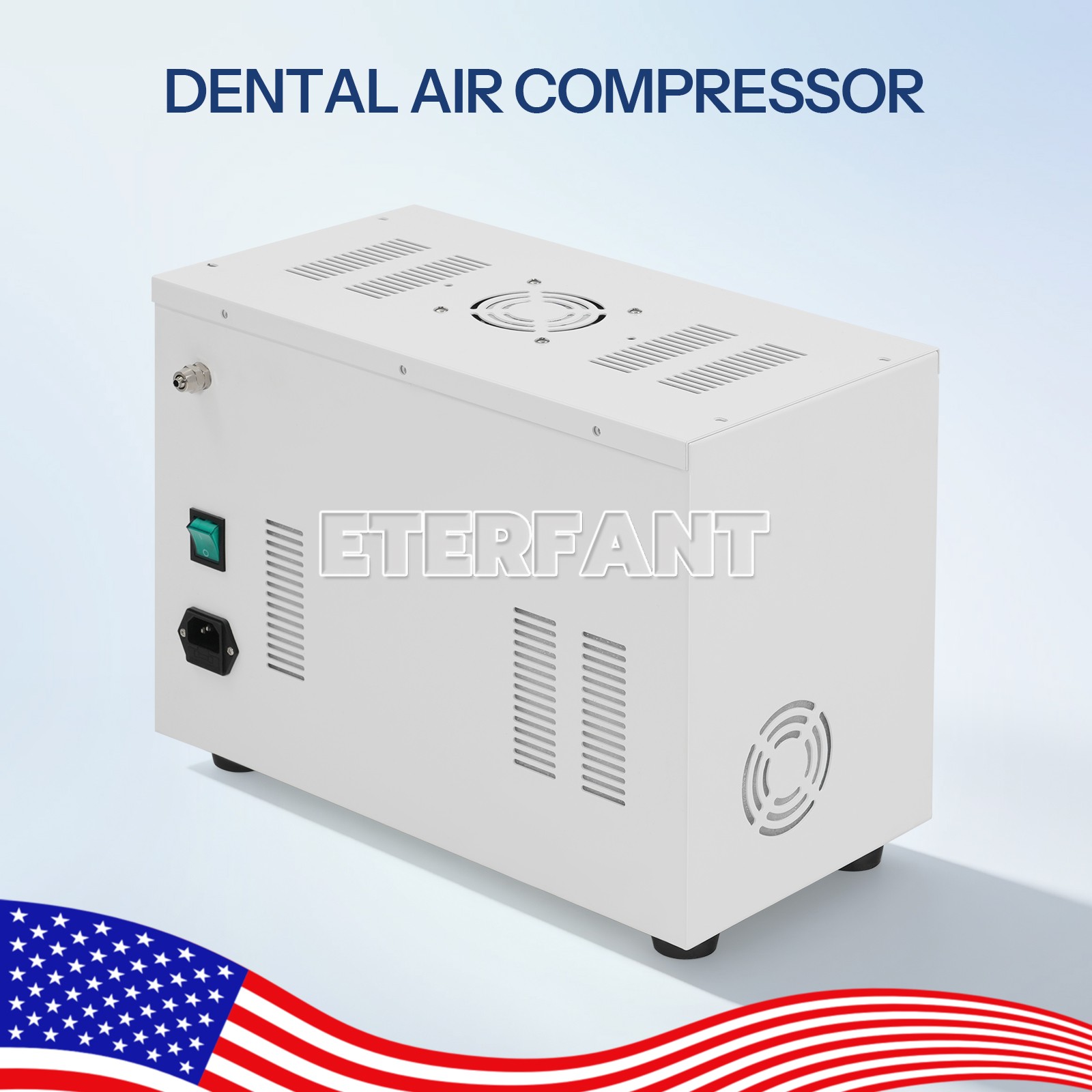 Oil-Free Air Compressor Silent Compatible with Dental Mobile Delivery Unit