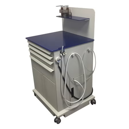 BR Surgical OTOCART ENT Treatment Cabinet, 4 drawers, built-in pressure/suction