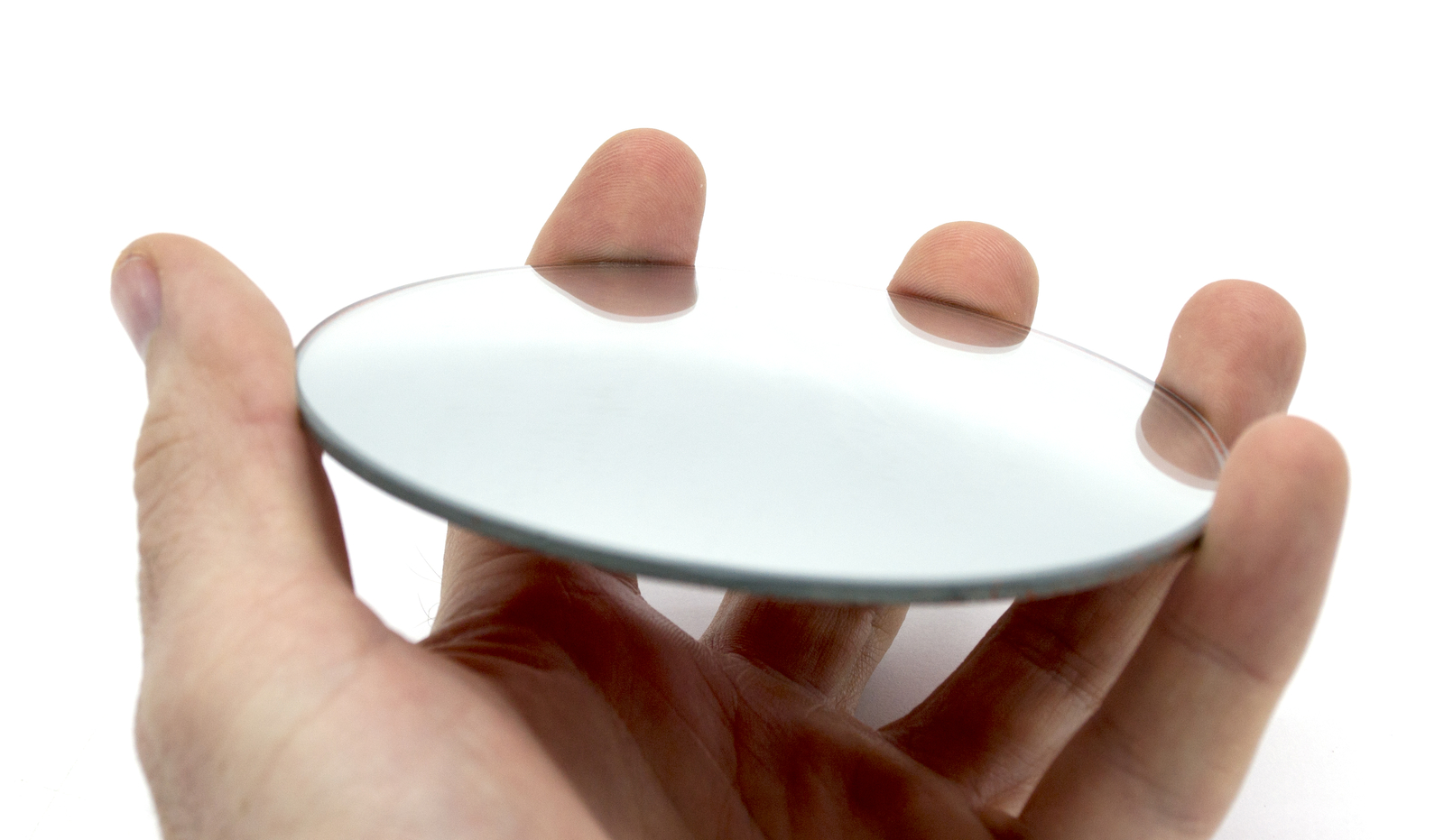 Round Convex Glass Mirror – 4″ (100mm) Diameter – 100mm Focal Length – 2.5mm