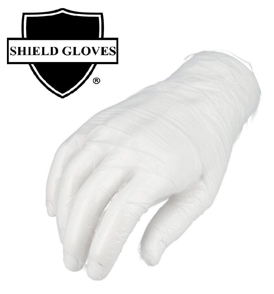 Vinyl Non Latex,Disposable Powder-Free Clear Gloves,5 MIL, Medium, 1000 Qty