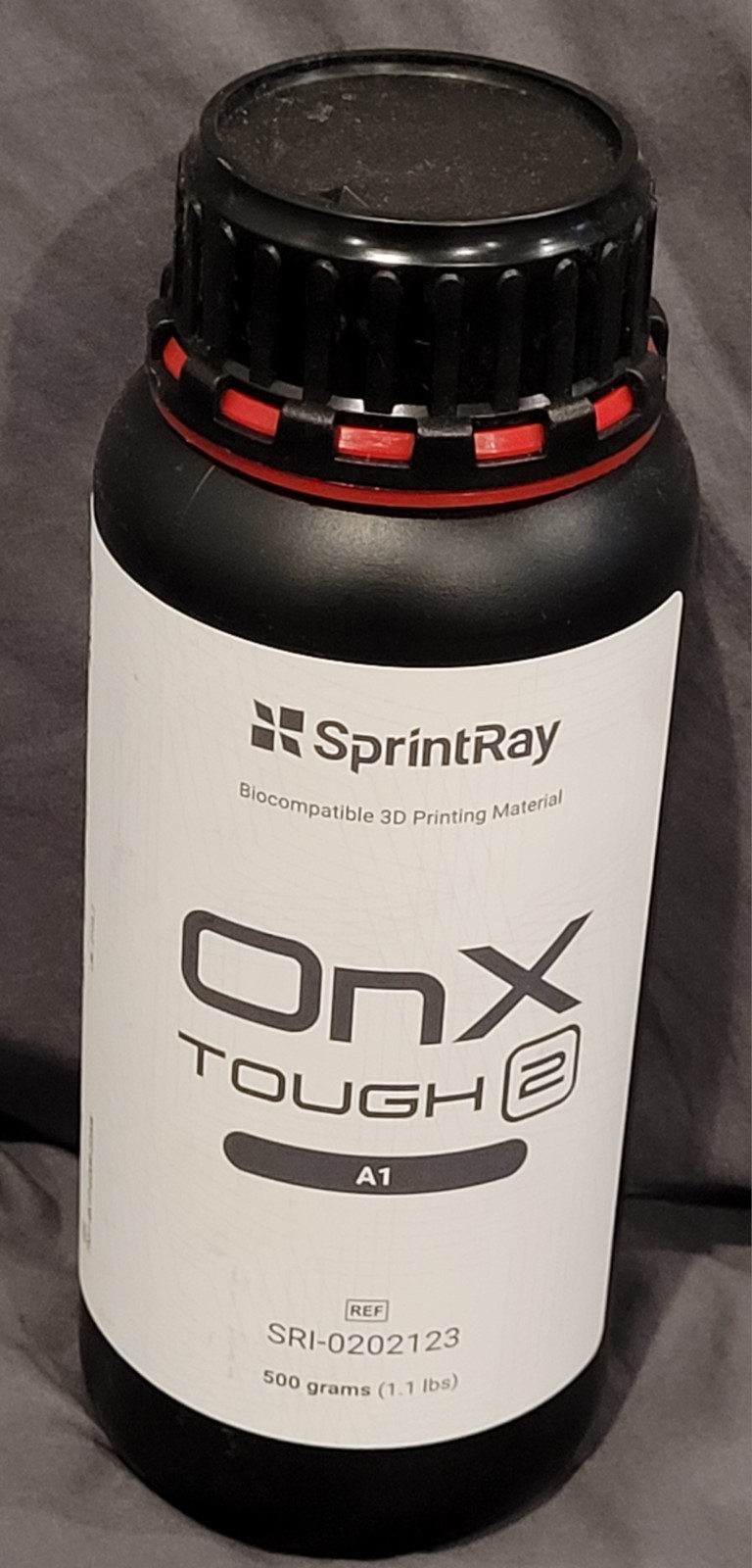 SprintRay OnX Tough 2, A1 Dental Denture 3D Printer Resins 500g SRI-0202123