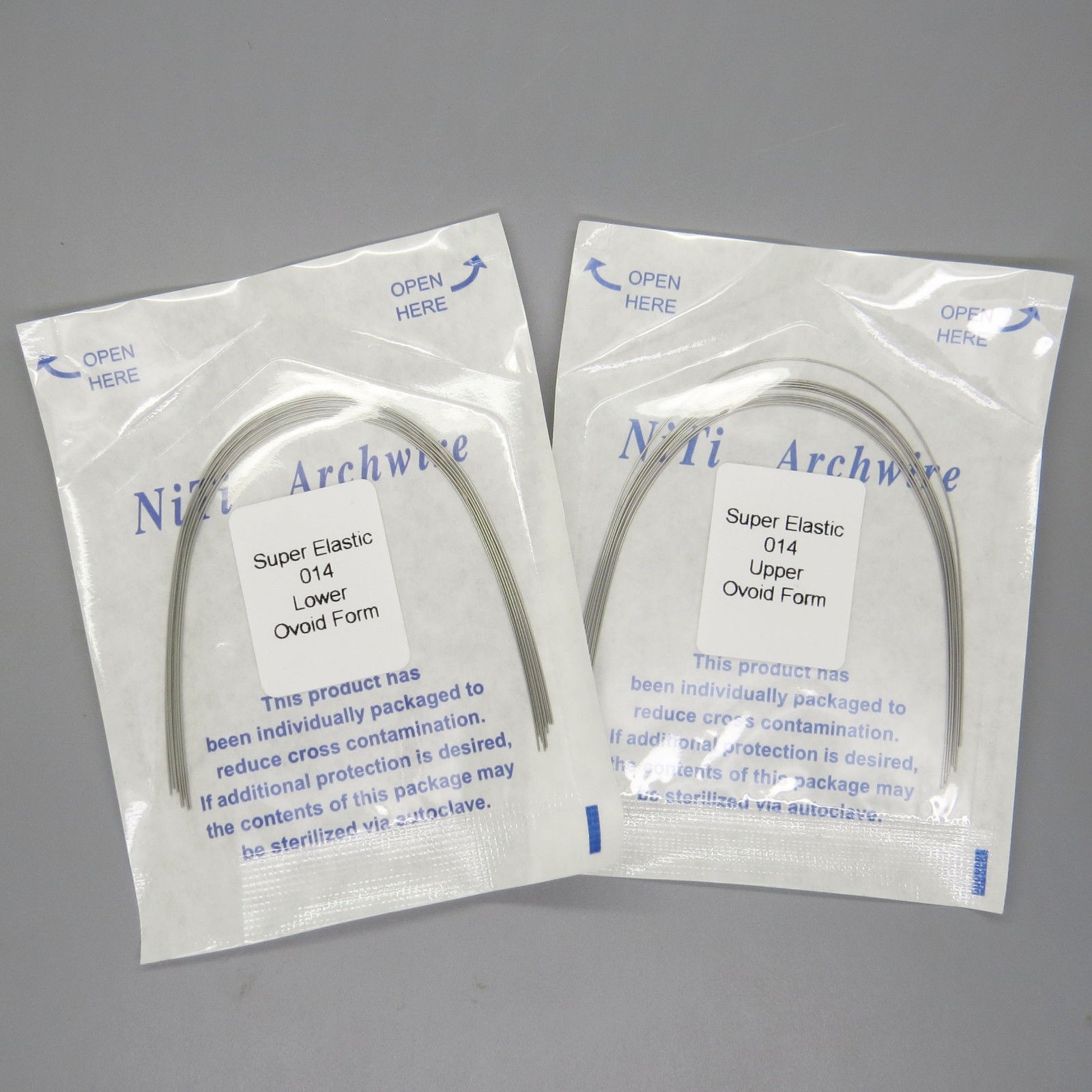 Dental Orthodontic Ligature Ties Elastics Rubber Bands /Round Niti Archwire