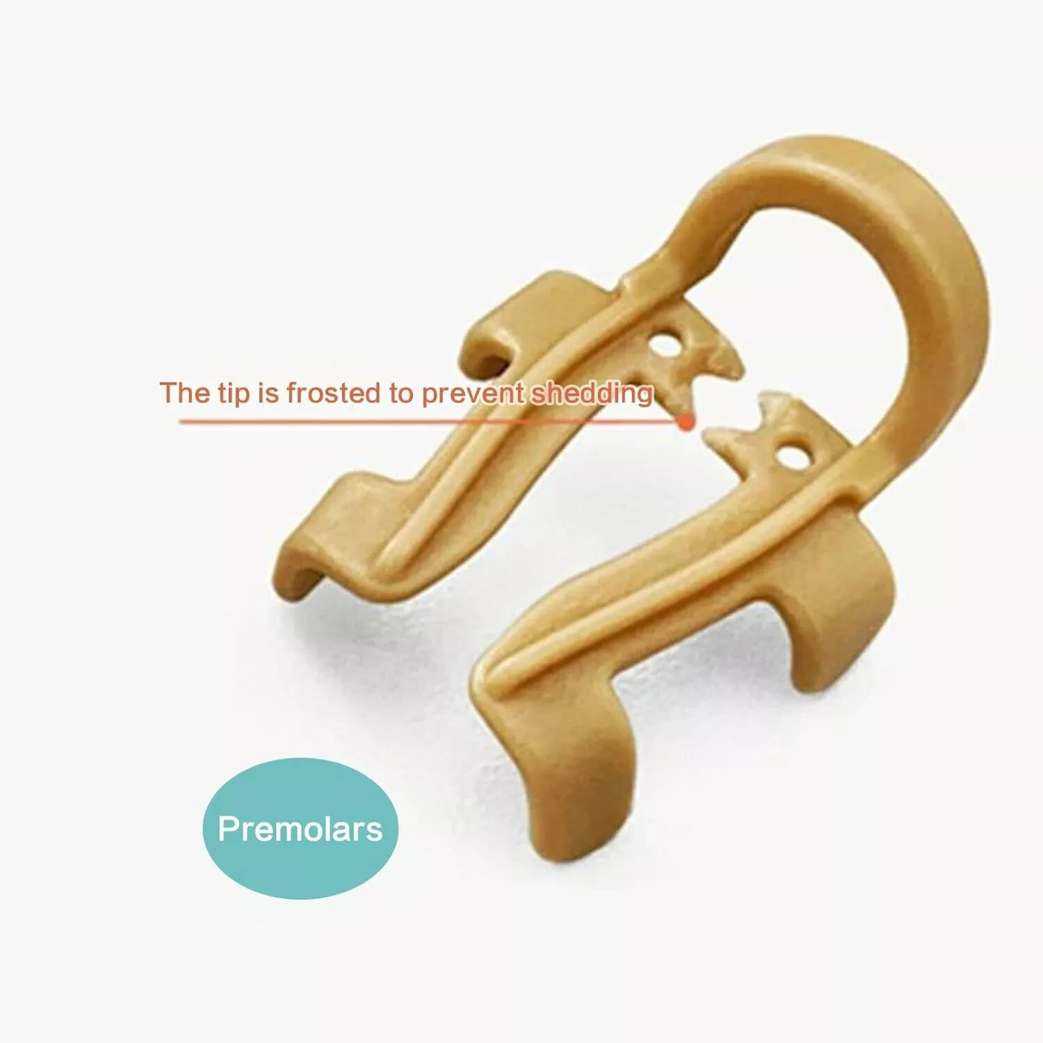 4Pcs/Box Autoclavable Dental Premolar Molar Moisture Isolation Cotton Roll Clamp