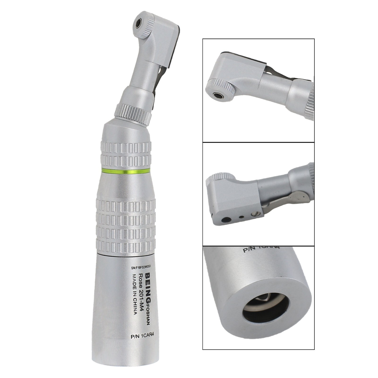 BEING Dental 4:1 Prophy Hygiene Handpiece Latch Contra Angle 201CAR4 NSK E type