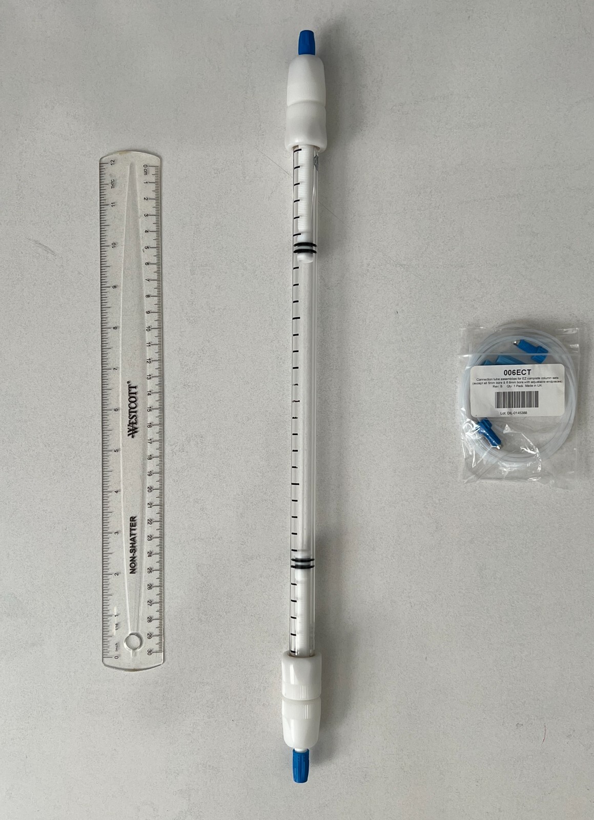 Omnifit Chromatography Column – 10mm ID – 330mm Length – Two Adjustable Adaptors