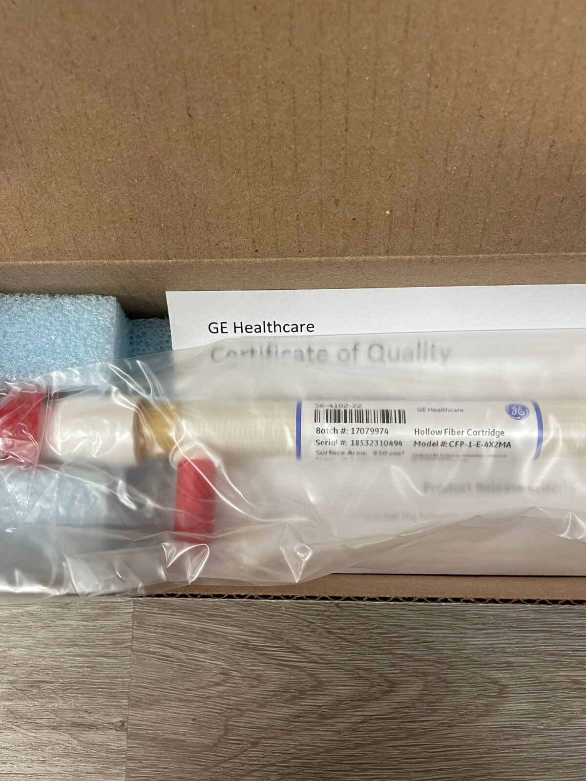 Cytiva GE Hollow Fiber Filter Tangential Flow Cartridge