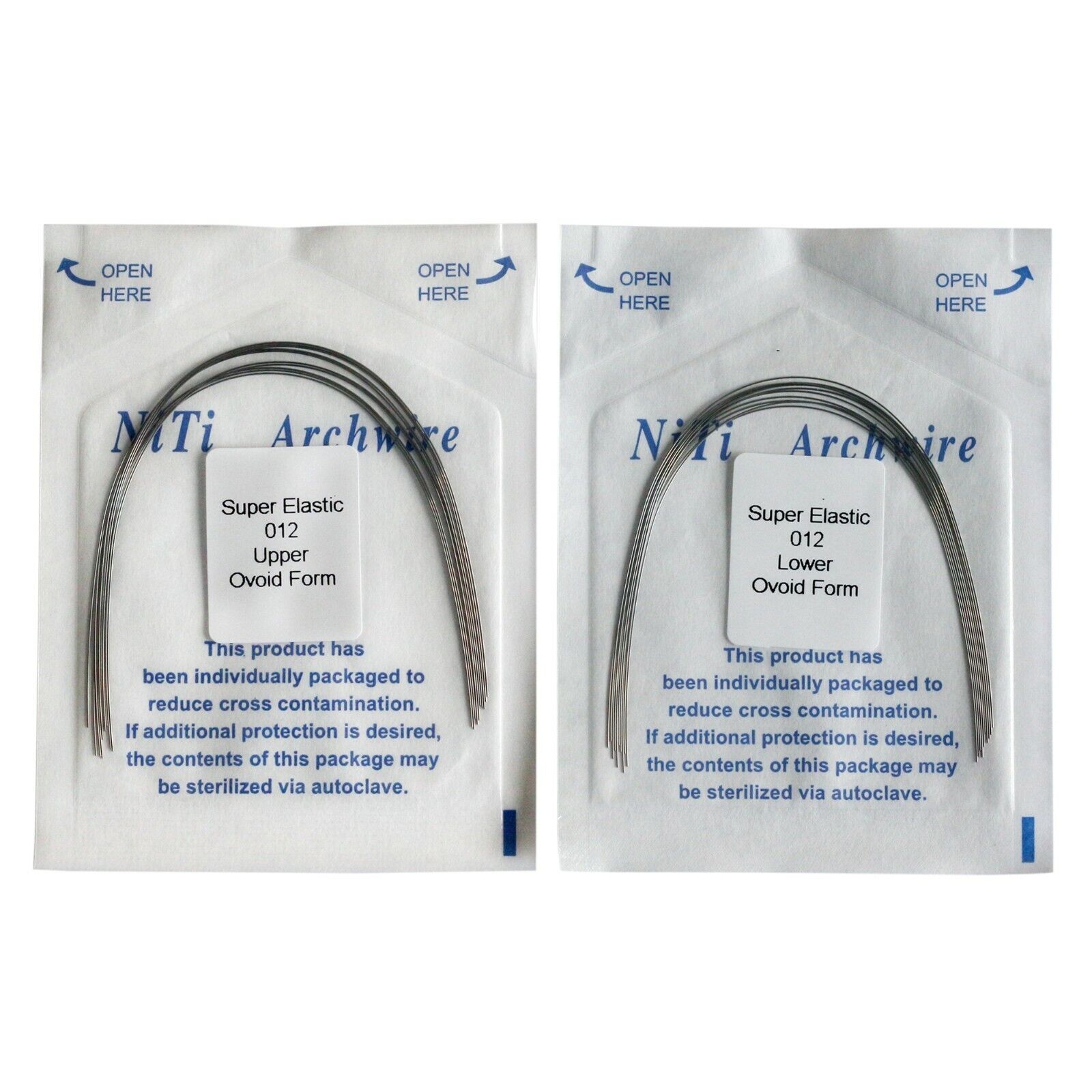 Dental Orthodontic Arch Wire Rectangular Super Elastics NiTi/Stainless Steel
