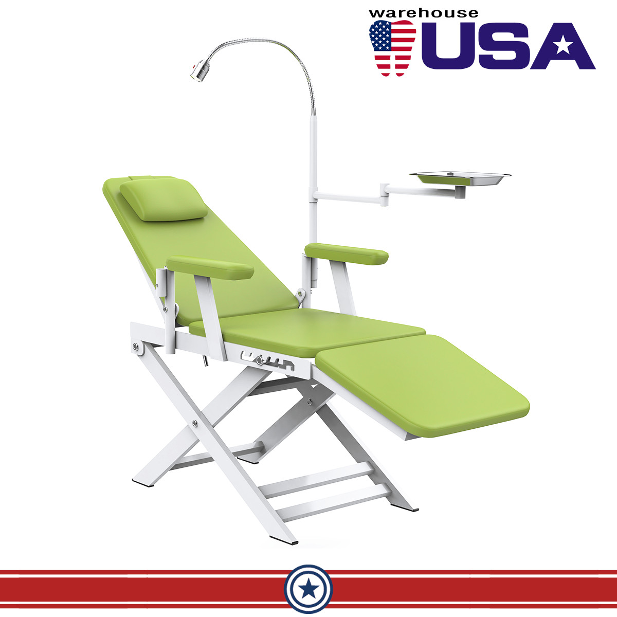 Dental Portable Delivery Unit Syringe Suction Turbine Air Compressor/Moble chair