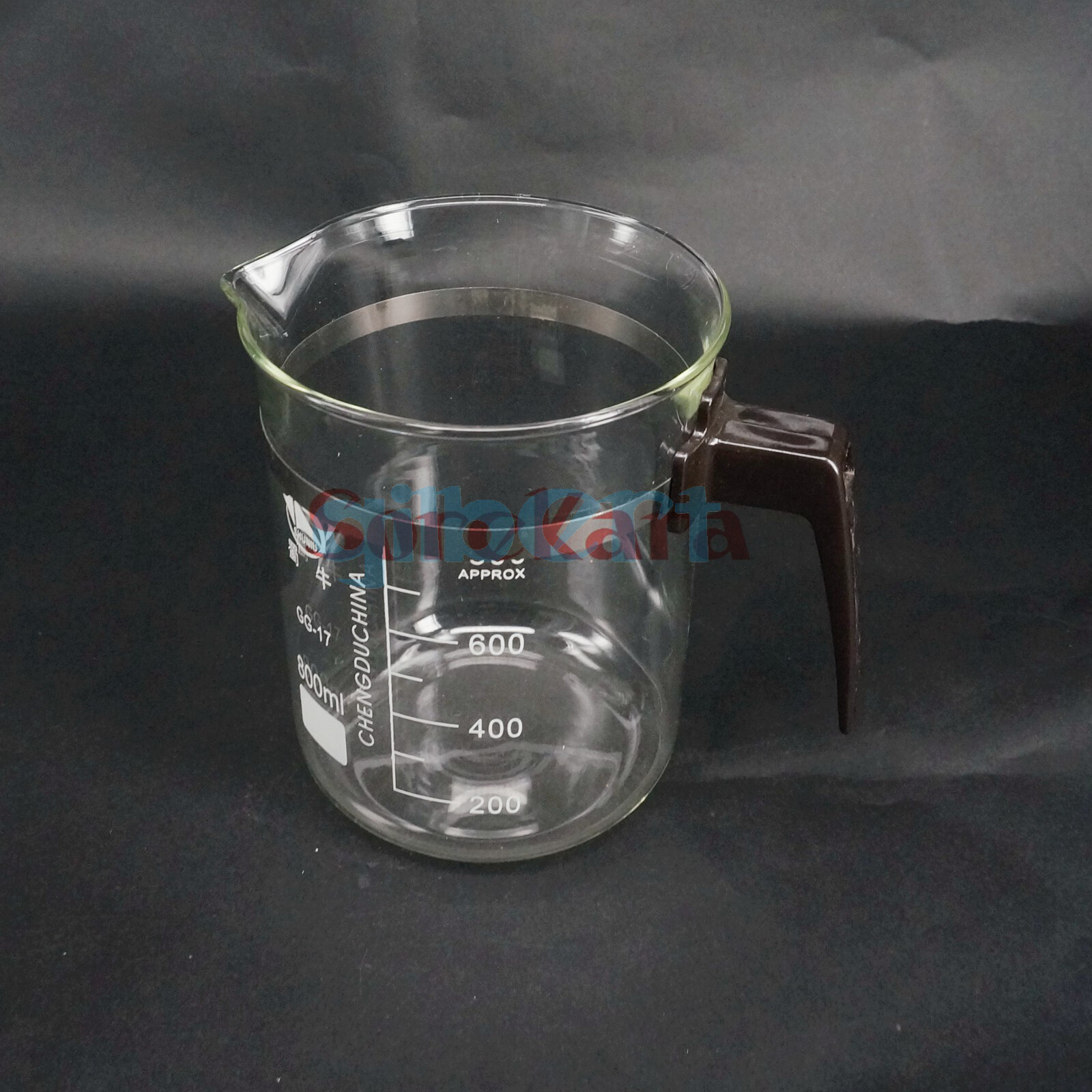 800ml Plastic Handle Borosilicate Glass Beaker Chemistry Laboratory