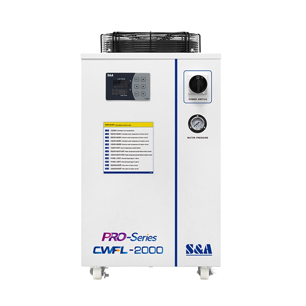 S&A CWFL-2000BN Industrial Water Chiller for 3000W Fiber Laser AC 1P 220V, 60Hz