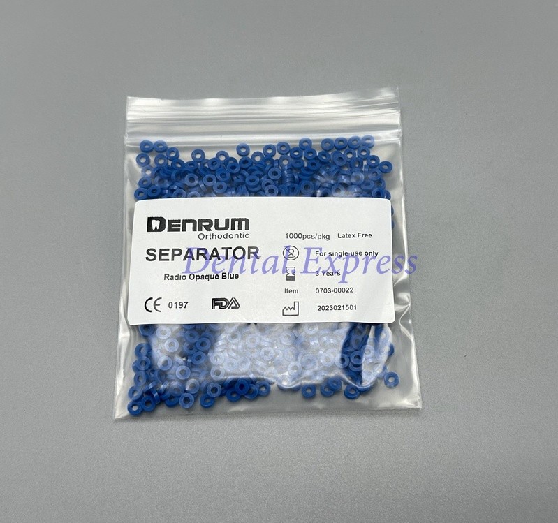 1000pcs Non-latex Dental Orthodontic Separators Spacers Elastic Teeth Gap Bands