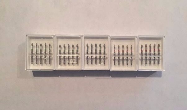 Dia Tessin Diamond Burs DIAMOND Made in Swiss 5pcs