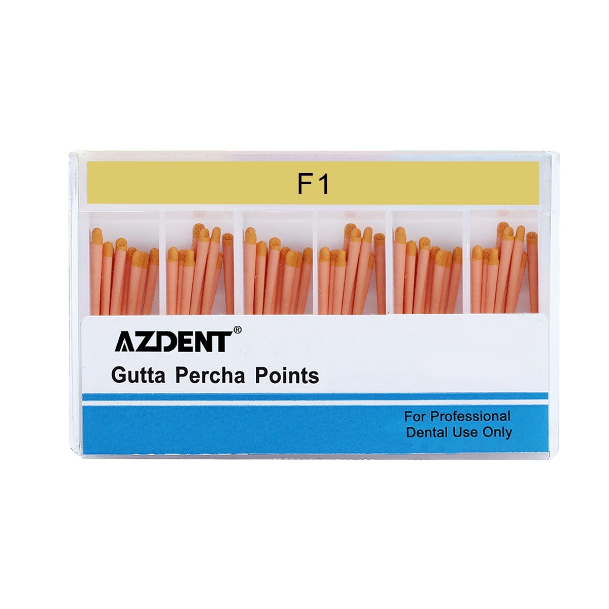 AZDENT Dental EndoGutta Percha Points/Root Canal Absorbent Paper Points F1 F2 F3