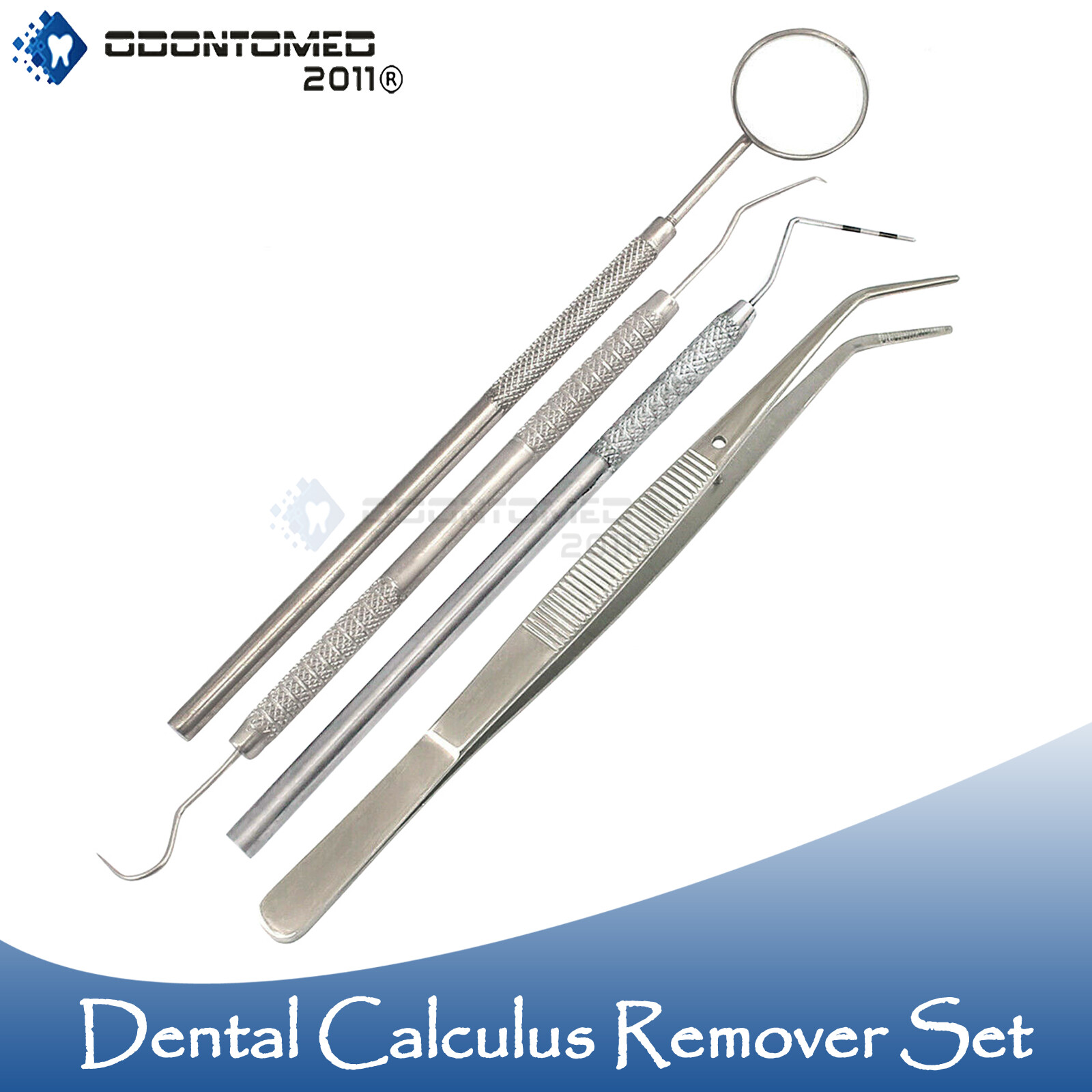 Basic Exam Setup Set Of 4 Dental Instruments Probe Mirr-pr-0012